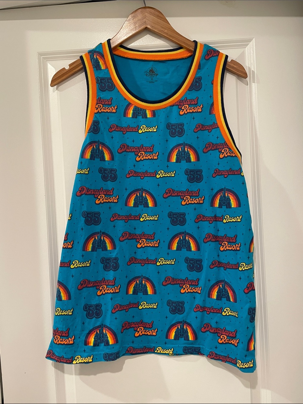 Disney Parks men blue Disneyland Resort "Wear it Proud tank top medium